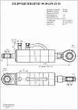 Гидроцилиндр ЦГ-80.40х250.11-02